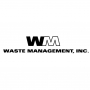 Laser Etched Waste Management Logo